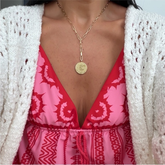 Gorjana Ana Coin Lariat Necklace - Picture 5 of 6
